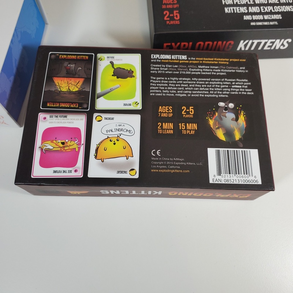 4 Card Game Lot Unstable Unicorns Exploding Kittens Ruckus Rook - Picture 8 of 10